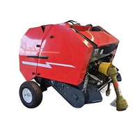 Empacadora de Heno y Paja Multiusos, Suministro de Fábrica, Equipo para Heno Montado en Tractor, Mini Empacadora Redonda en Venta