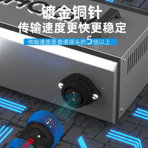 Zhocn Waterproof Solderless Aviation Plug Socket LD16_20 2-Pin Flange Mount Electrical Connector IP68 Plastic - Product Image 3