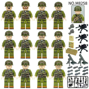 2026 Blocs de construction économiques pour figurines de soldats, comprenant des armes militaires miniatures, des accessoires militaires, un ensemble d'équipement de protection EOD et un ensemble d'équipement, jouets en briques, cadeau - Product Image 4