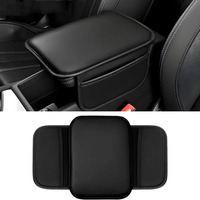 Pochette de rangement universelle mince pour accoudoir de voiture amélioré avec housse de protection simple et plate