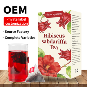 Tè al Hibisco Sabdariffa per Donna, Tisana Naturale ai Fiori di Ibisco in Bustine per Bellezza della Pelle e Antiossidante Femminile - Product Image 1