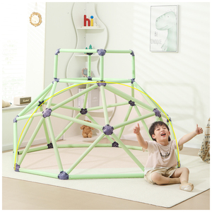Giochi da arrampicata all'aperto per bambini con torre da arrampicata per bambini, 6 piedi per bambini, palestra per giochi con cupola da arrampicata al coperto, bar per scimmie - Product Image 1