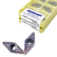 VBMT110304 VBMT110308 LF6018 LF6118 VBMT160404 VBMT160408 MV CNC Tour Cutter Carbure Insert