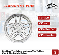 Harga pabrik 22 24 26 28 inci pelek mobil penumpang roda logam campuran 5x120 roda untuk bmw E46 E34 E90 E92 E60 E38 E39 F10