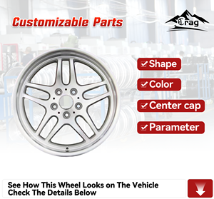 Rines de Aleación Fundida para Automóviles de Pasajeros de 22, 24, 26 y <span class=keywords><strong>28</strong></span> Pulgadas, Precio de Fábrica, Rines 5x120 para <span class=keywords><strong>bmw</strong></span> E46 E34 E90 E92 E60 E38 E39 F10 - Product Image 6