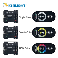 Contrôleur LED tactile KTRLIGHT DC12-24V, contrôle par application, 4 canaux, variateur 20A, portée 20M, maison intelligente, CCT RGB réglable