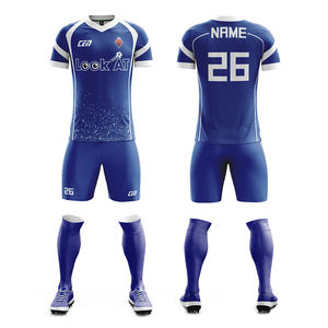 Combinaison <span class=keywords><strong>de</strong></span> football pour hommes adultes Combinaison <span class=keywords><strong>de</strong></span> football respirante à séchage rapide Ensemble complet d'entraînement Combinaison <span class=keywords><strong>de</strong></span> football <span class=keywords><strong>de</strong></span> style court Vente en gros <span class=keywords><strong>de</strong></span> vêtements <span class=keywords><strong>de</strong></span> football - Product Image 5