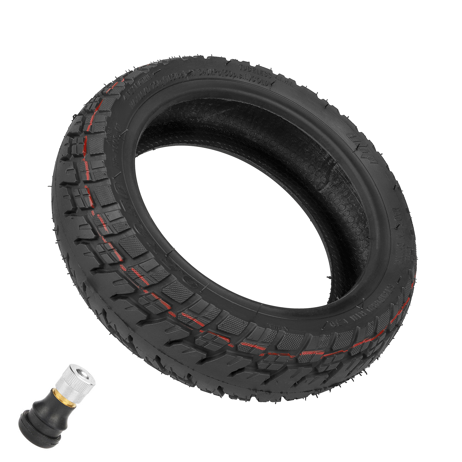 9.5*2.50 Ulip Tubeless Tire with Valve 1343.21