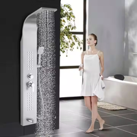 SUS304 douche murale salle de bain douches colonne panneaux fabricant douche douche panneau