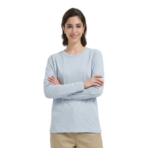 Camiseta de Algodón de Alta Calidad al por Mayor, 230 g/m², Personalizable, Cuello Redondo, Manga Larga, Hombros Caídos, para Hombre - Product Image 2