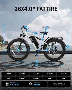 Qlife Racer Plus Schnelles Langstrecken 26 Zoll 48V 750W Fatbike Elektro-Mountainbike - Product Image 5