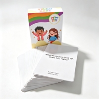 Cartes flash éducatives personnalisées pour enfants avec logo sur mesure, pour l'apprentissage des poses d'exercices, impression en gros