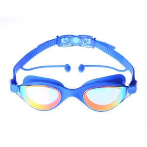 Accepter des lunettes de <span class=keywords><strong>natation</strong></span> personnalisées à bande élastique réglable avec des lunettes de <span class=keywords><strong>natation</strong></span> anti-buée de vision sous-marine Bouchons d'oreille claires pour adulte - Product Image 4
