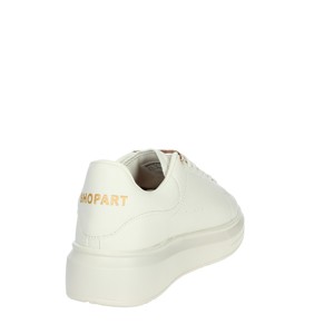 Sneakers basse da uomo stile retrò SASF240901 alla moda per scarpe da passeggio in vera pelle con fodera in vera pelle Color crema - Product Image 3