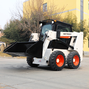 New CE EPA Compliant Mini <strong>Skid</strong> <strong>Steer</strong> Loader Kubota Diesel Engine Hydraulic Pump Front Loader Wheel Earth-Moving Machinery - Product Image 2