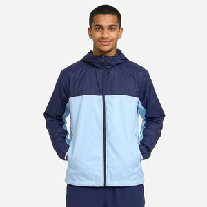 Custom Logo Outdoor <b>Men</b> Lightweight Windbreaker Hooded <b>Jacket</b> With Adjustable Hem Wholesale High Quality Running Hiking Coat - Product Image 1