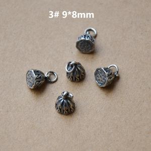 Breloques en argent tibétain, chat porte-bonheur, cône de pin, forme animale, pendentif DIY, bijoux, cadeau, accessoire unisexe, origine Jinhua Z064 - Product Image 4