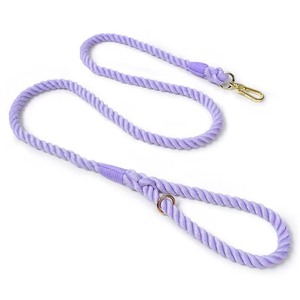Guinzaglio per Cani in Corda di Cotone Intrecciata con Fibbia in Metallo, Materiale Ecologico, per Passeggiate e Addestramento, per Cani Piccoli, Medi e Grandi - Product Image 4