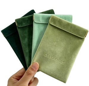 Bolsa de Joyería Personalizada de Terciopelo y Gamuza, Embalaje de Algodón Suave para Collares, Pendientes y Anillos - Product Image 1