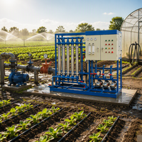Équipement de traitement de l'eau UF 1T/H pour l'irrigation goutte à goutte souterraine et la réutilisation de l'eau agricole