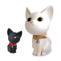Mới Lạ Mèo Nhựa PVC Money Box Hình Dạng Động Vật Tùy Chỉnh Ngân Hàng Đồng Xu
