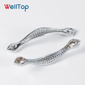 Welltop zinc alloy hardware suppliers antique dresser drawer brass hardware pulls handles VT-01.059