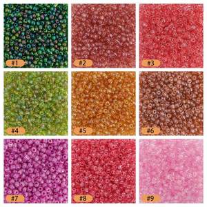 Perles en vrac DIY en gros, 60g/boîte, perles de rocaille en verre de 4mm - Product Image 2