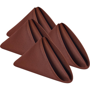Servilletas de Mesa Rectangulares Lisas Hechas a Mano al por Mayor, de Poliéster, 20''X20'', Duraderas, Reutilizables y Personalizables - Product Image 1