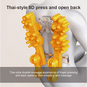Cuscino Massaggiante Vibrante per Tutto il Corpo con Controllo del Tempo e Riscaldamento, Macchina per Massaggio Schiena con Rotolamento e Impastamento, Efficace Sollievo dal Dolore - Product Image 5