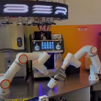 Bras robotisé collaboratif articulé miniature à 6 axes, charge utile de 3 kg, servo-moteur PLC pour applications de soudage de précision