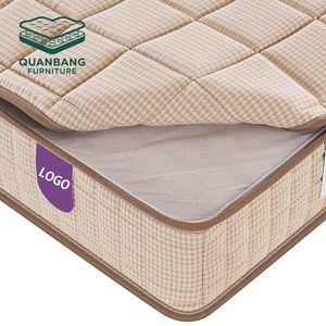 Matelas en tissu <span class=keywords><strong>tricot</strong></span>é de haute qualité à bon prix, tailles simple, double, queen et king, avec <span class=keywords><strong>mousse</strong></span> à mémoire de forme, latex et ressorts, compressé - Product Image 3
