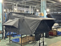 Tente de toit hydraulique légère à montage rapide, tente de camping multi-personnes pour SUV, camionnette, et voyages tout-terrain