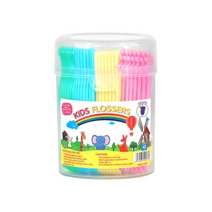 Bpa-Miễn Phí Màu Hương Vị Trái Cây Nha Khoa Chỉ Tỉa Chọn Phân Hủy Sinh Học Hình Dạng Động Vật Tăm Cho Trẻ Em Răng Làm Sạch Công Cụ - Product Image 6