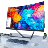 Nuevo Ordenador Todo en Uno de 23.8 Pulgadas, Intel Core Dual Core I3 I5 I7, PC Empresarial Barebone, RAM DDR3, SSD, Pantalla IPS, Enchufe Estadounidense, UL CE