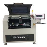 Máquina de corte por láser de plantilla SMT de alta venta de 200W utilizada para impresora PCB máquina de corte por láser de malla para cortador láser de hoja de Metal