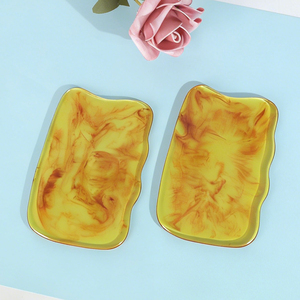 Planche Gua Sha en résine pour massage facial et corporel, anti-gonflement, soulagement des tensions musculaires, tous types de peau, spa à domicile, soin quotidien - Product Image 3