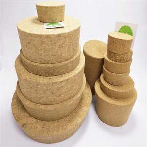 Bouteilles en verre vintage avec bouchon en liège irrégulier, collection décorative 80x50x20mm, design unique de haute qualité pour la décoration intérieure - Product Image 5