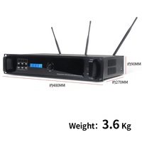 TD600 Système de microphone à col de cygne sans fil UHF professionnel de haute qualité Système de conférence audio et vidéo