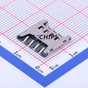 SMO-1535 SIM Card Connector SMD Connector Plug-In Type Micro SIM Card Card Holder 1.5mm - Product Image 1