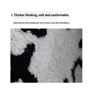 <span class=keywords><strong>Tappeto</strong></span> da <span class=keywords><strong>Bagno</strong></span> <span class=keywords><strong>Moderno</strong></span> in Poliestere Felpato, Antiscivolo, Spesso, per Ingresso, con Tappetino Assorbente, Motivo Originale, Lavabile - Product Image 4