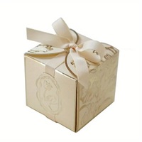 Boîtes Cadeaux de Luxe Personnalisées pour Dragees, Chocolats et Friandises de Mariage, Emballage Papier Haut de Gamme avec Gaufrage pour Invités