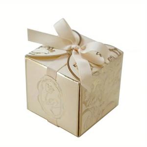 Boîtes Cadeaux de Luxe Personnalisées pour Dragees, Chocolats et Friandises de Mariage, Emballage Papier Haut de Gamme avec Gaufrage pour Invités - Product Image 5