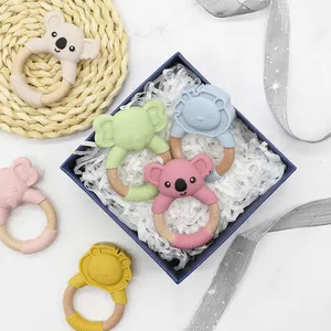 China Factory Wholesale New Design BPA Free Baby Gift for Teething/Soft Baby teether wholesale