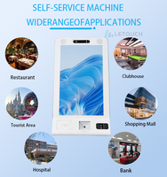 Harga Pabrik Kios Pembayaran Layanan Mandiri Desktop 15,6 Inci Layar Sentuh Terminal Pemesanan Makanan All-in-One Dapat Disesuaikan OEM ODM