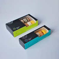 Nouveauté : Emballage alimentaire écologique, imperméable, mat, gaufré, pliable, pour cheesecake, éclairs, pâtisserie feuilletée, brownies