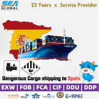 Agente de Transporte de Mercancías Peligrosas a España, Transitario, Transporte de Contenedores, Servicios de Logística de Baterías, Ex-works, FOB, DDP