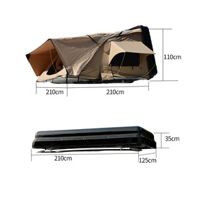 Easy Set up Rooftop <b>Tent</b> Hard <b>Large</b> Capacity Hard Roof <b>Tent</b> for Travel Road Trip Camping - Product Image 1