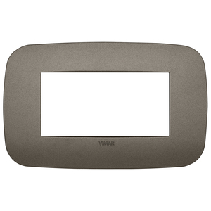Copri Interruttore a Muro Vimar Placca Rotondo 4M in Metallo 14,5x9x0,85 Cm - Product Image 1