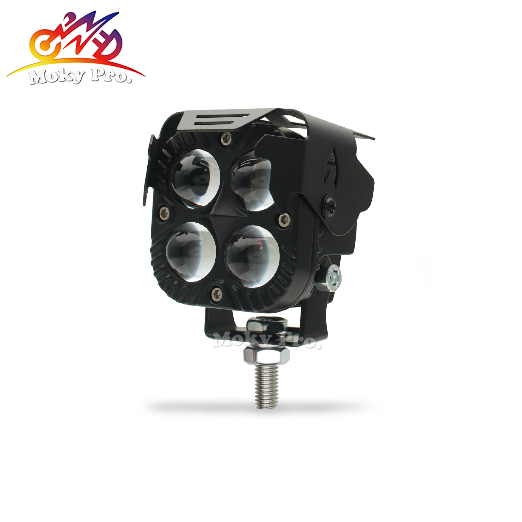 Bestselling LED Off-Road Work Light, Dual-Color White and Yellow, IP67 Waterproof for Motorcycles Spotlights