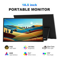 Monitor portátil de 18,5 pulgadas 1080P IPS FHD USB para monitor portátil móvil
